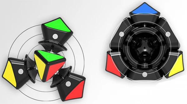QiYi Thunderclap черный Qiyi Valk3 MoFangGe Thunderclap V2 stickerless QiYi Warrior W Qiyi вогнутый Магнитный wingy axis черный