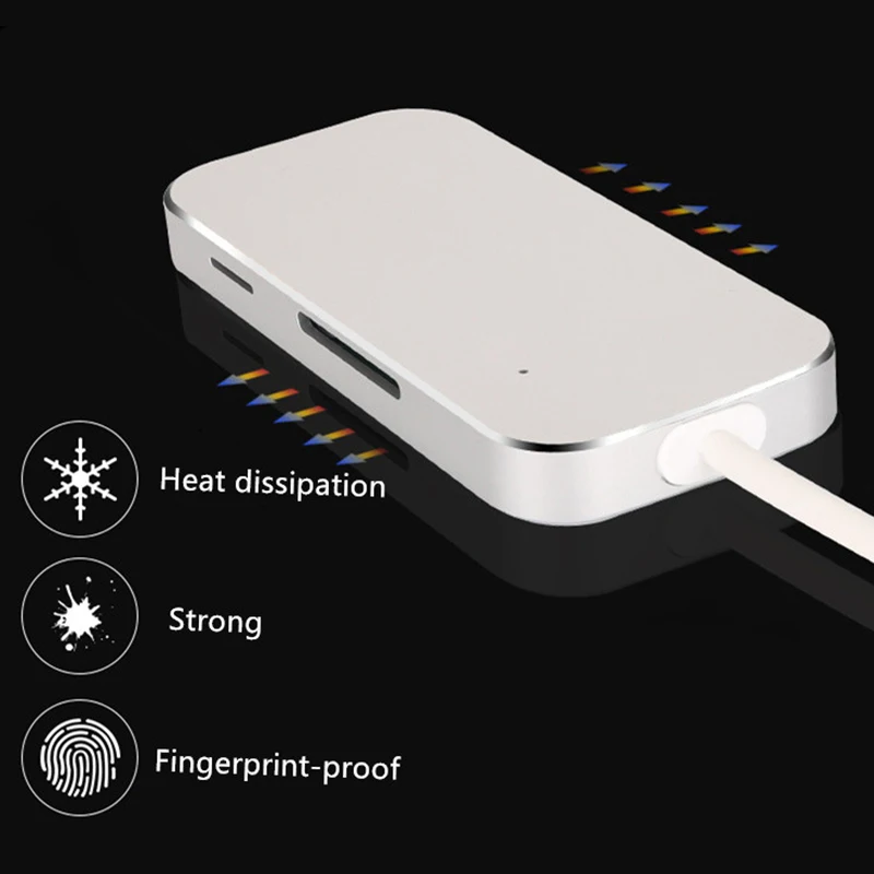 Baolyda USB C концентратор Type-C HDMI адаптер конвертеры 3 0 SD/TF кардридер PD Зарядка для ПК