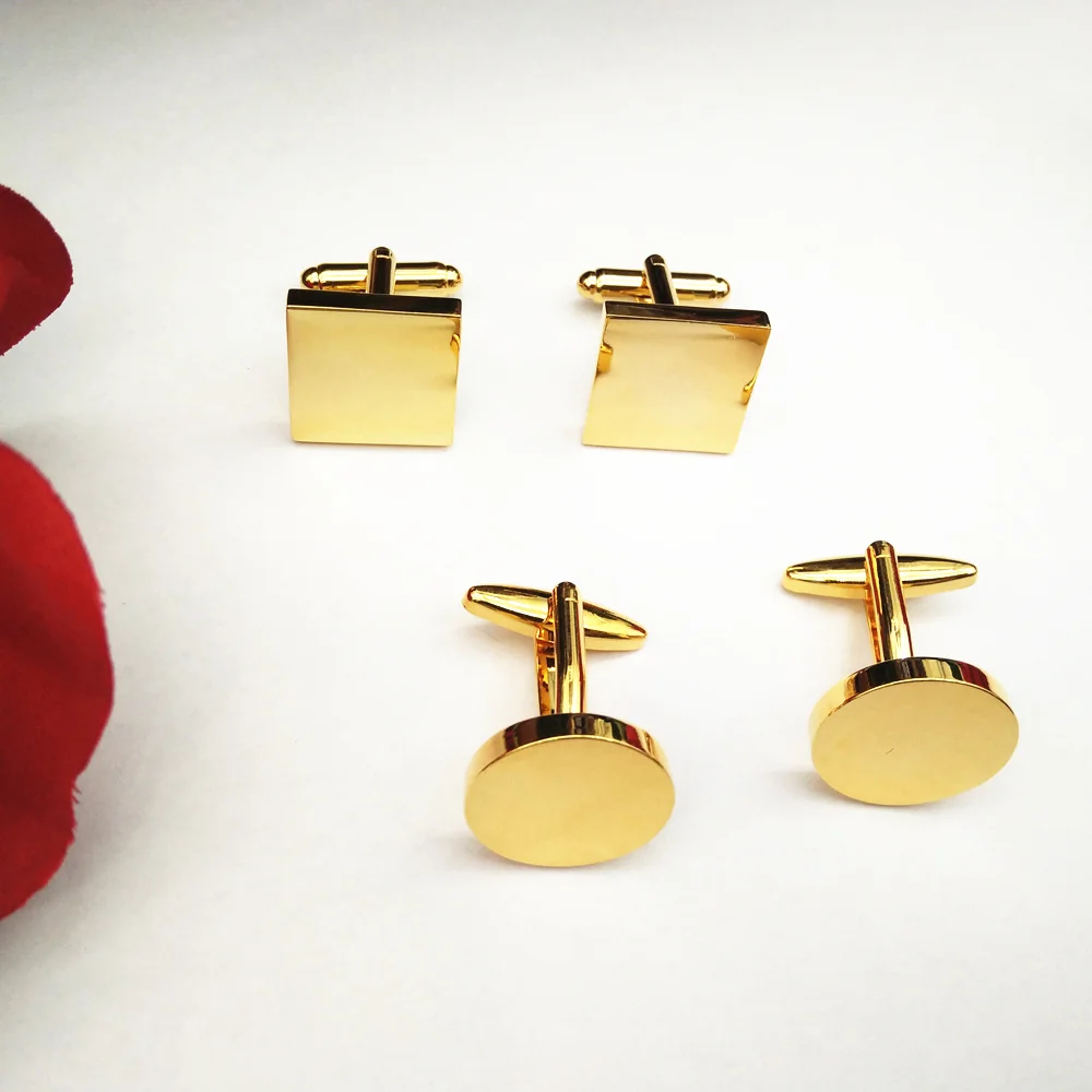Мужские персонализированные подарки серебряные или золотые запонки на заказ