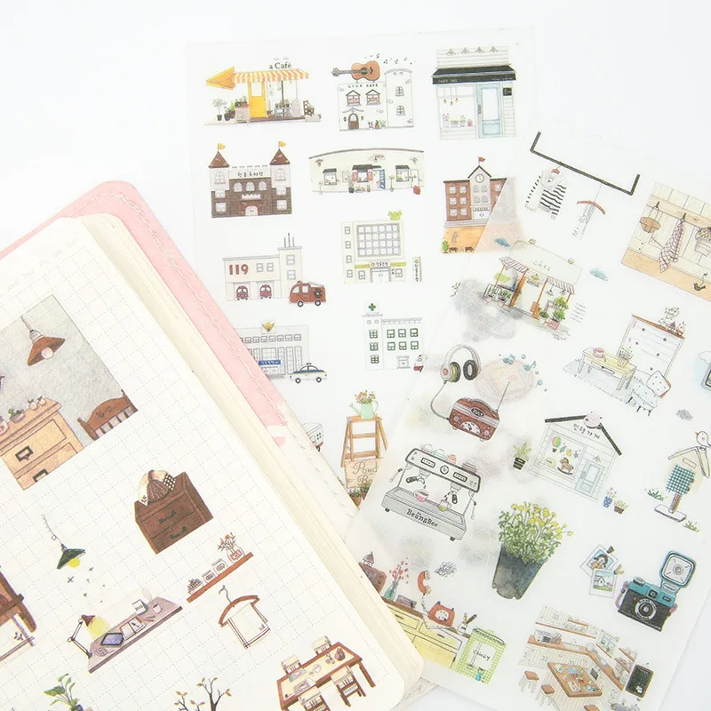 Детские канцелярские наклейки для альбомов DIY скрапбукинга дневника украшения