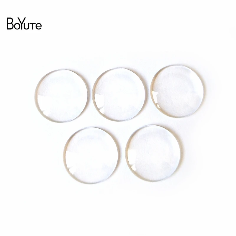 BoYuTe КРУГЛЫЙ 14 мм прозрачный стеклянный кабошон для кукол Blythe Eye Chips аксессуары