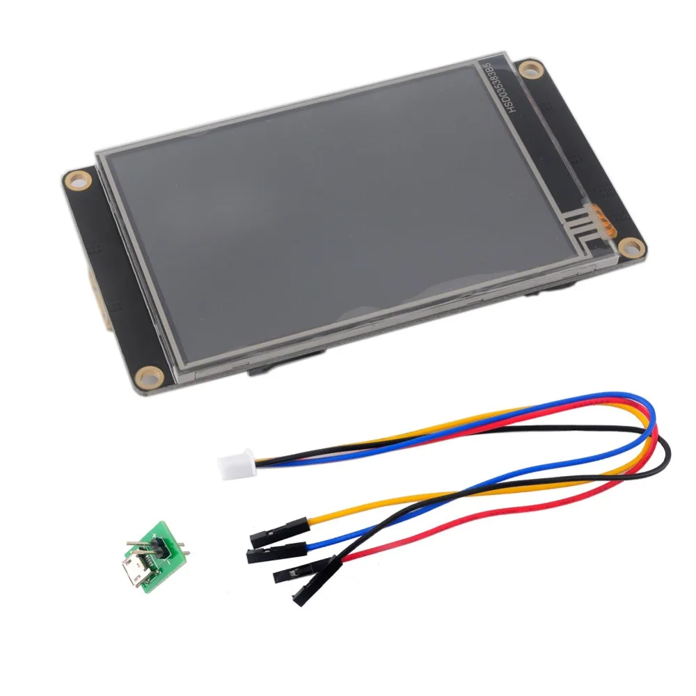Nextion Расширенный 3 5 2 8 4 дюймовый сенсорный ЖК дисплей UART HMI модуль экрана + черный