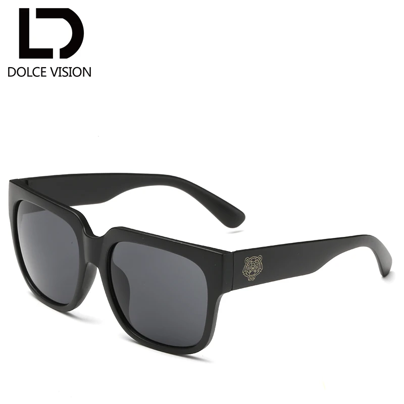 Мужские и женские оригинальные фирменные очки dolce&vision модные черного цвета|de