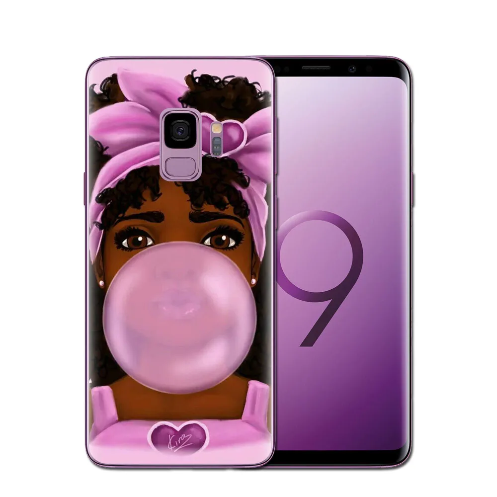 2bunz Melanin Poppin Aba Чехлы для Samsung Galaxy S6 S7 Edge S8 S9 Plus A8 2018 J3 J5 J7 A3 A5 A7 2016 2017 чехол | Мобильные