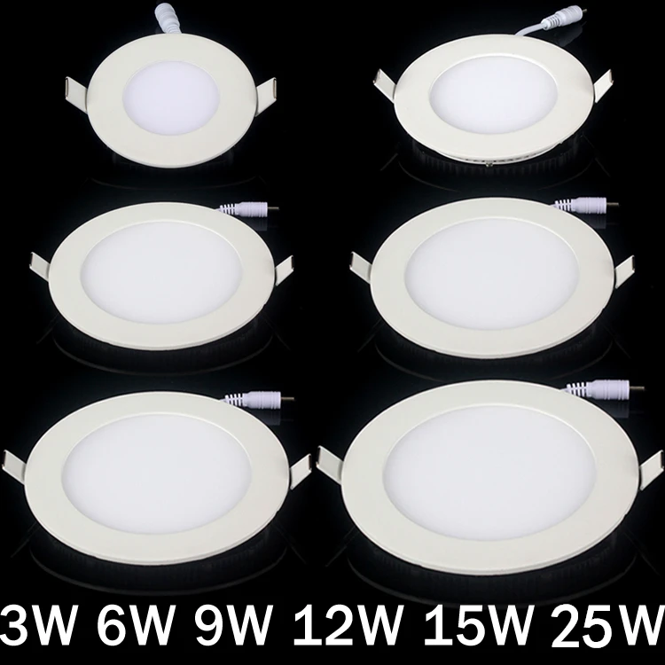 Светодиодный светильник 3 Вт 4 6 9 12 15 25 Вт|panel light|ceiling panel lightled downlight 3w |