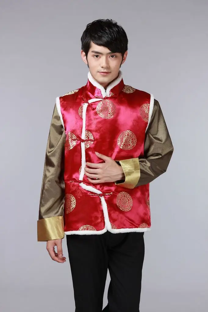Shanghai Story Ethnic Clothing chinese traditional clothes vests for men jackets 4 color | Тематическая одежда и униформа