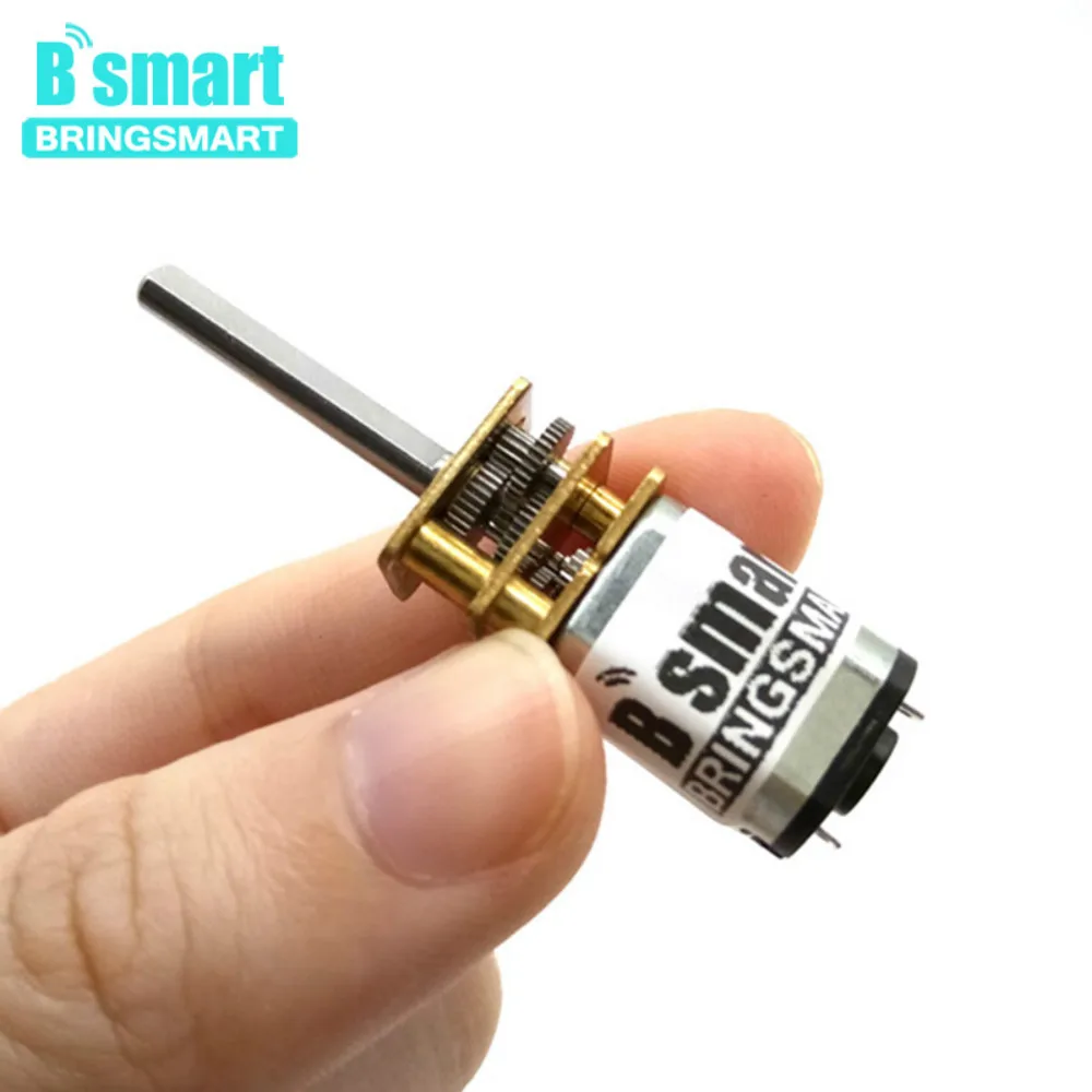 Bringsmrt D вал 20 мм Длина N20 DC микро мотор редуктор 3v 6v 12v обратный низкоскоростной 15rpm