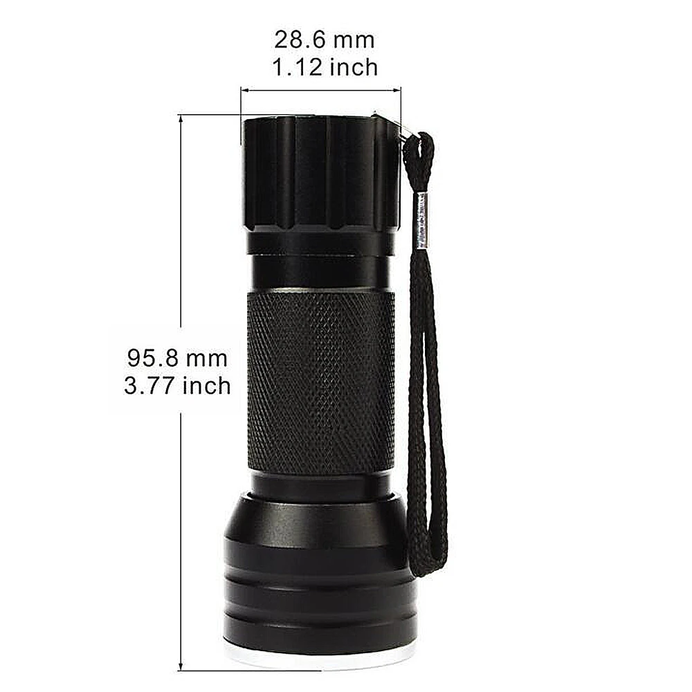 Мини Портативный УФ ультрафиолетовый 21 светодиодный вспышка светильник