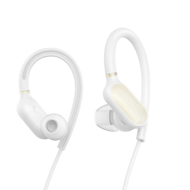 Оригинальные Xiaomi mi Bluetooth наушники mi ni версия Спортивная Беспроводная гарнитура Bluetooth 4,1 IPX4 Водонепроницаемая гарнитура - Цвет: Белый