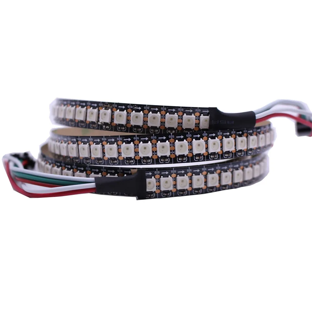 1 м 12 мм Печатная плата 144 светодиодный s WS2812B светодисветодиодный s/m 5050 RGB Чип WS2811 IC