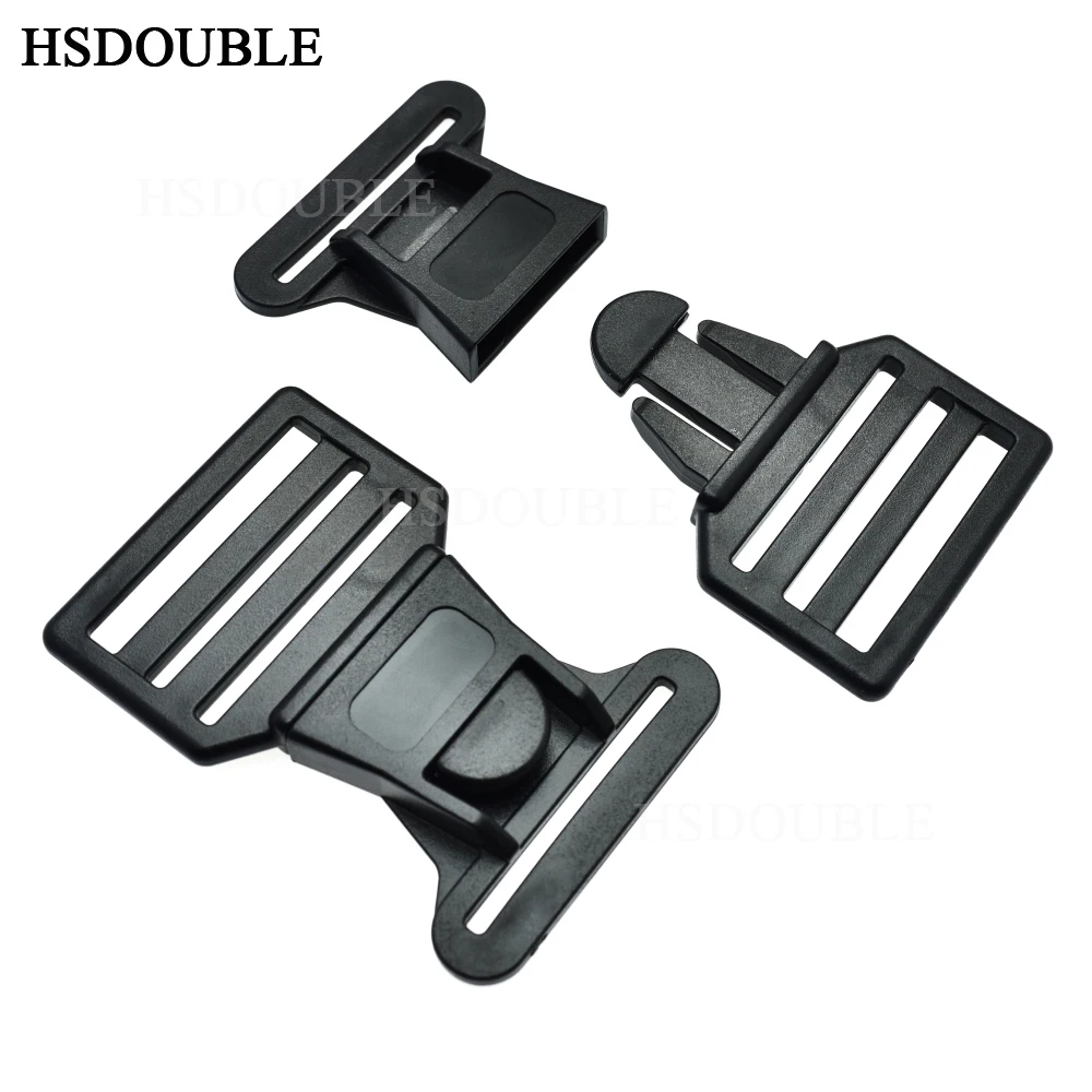 

Plastic Center Release Buckle for Sports Travel Bags For Outdoor Webbing 40mm