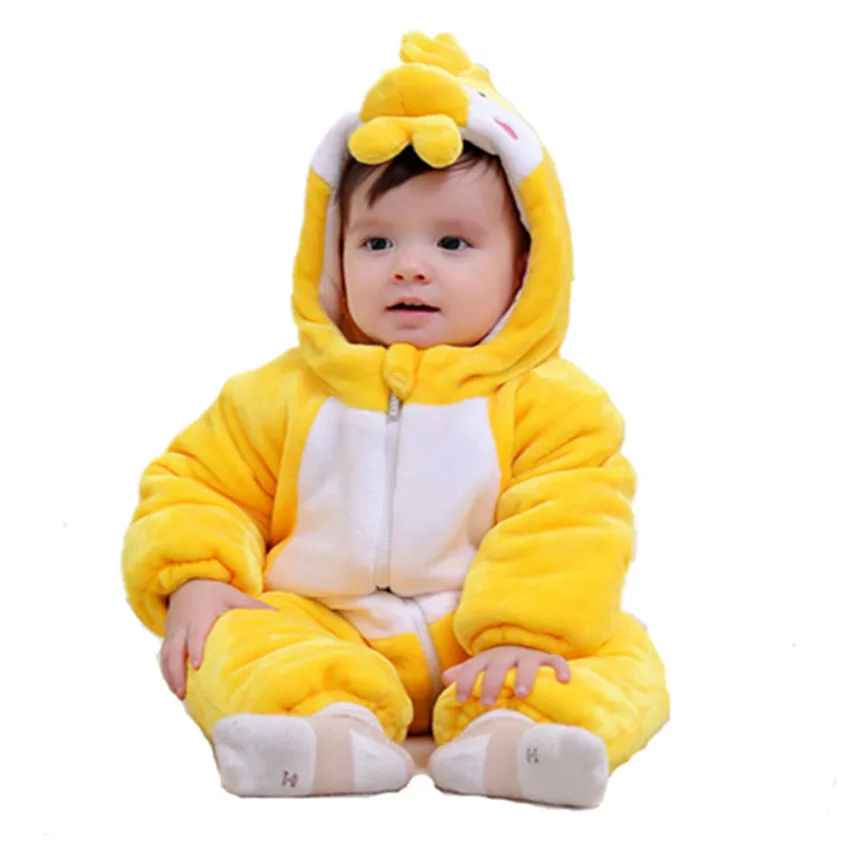 J00484 LittleChick/стильные детские комбинезоны зимние утепленные для младенцев Милая