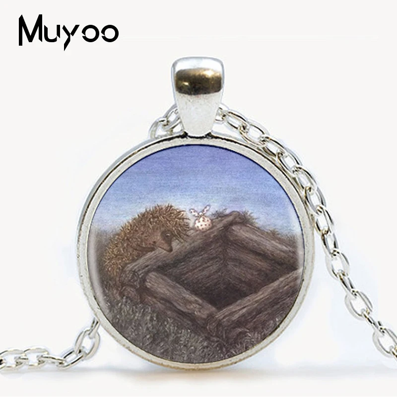 Ежик в тумане кулон ожерелье длинные Чиан заявление модное ручной работы