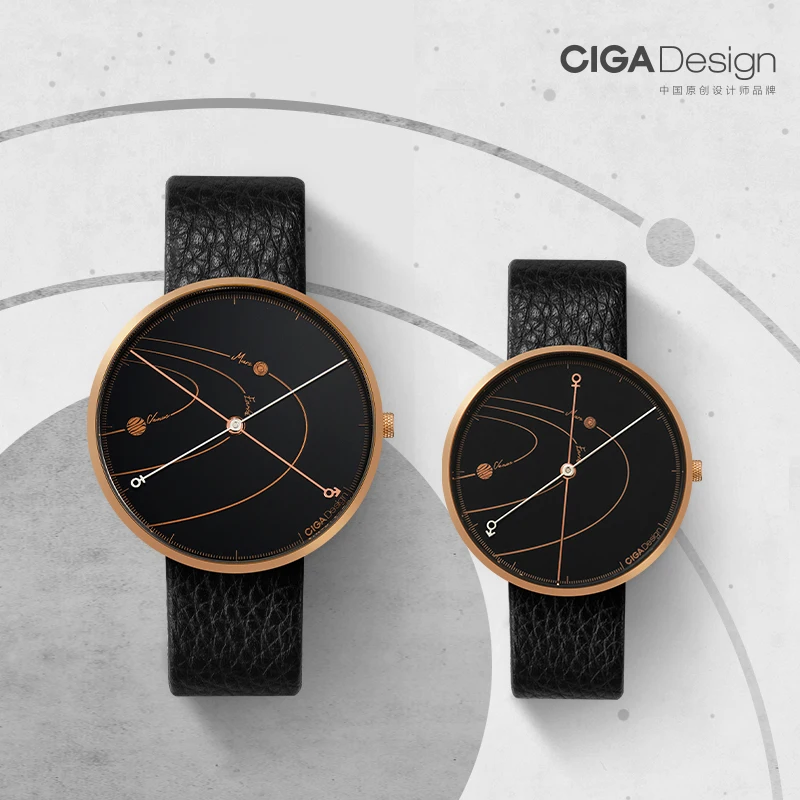 Xiaomi CIGA Design Lover Series Wristwatch Fashion Simple Retro Leisure Leather Couple Quartz Clock Love Watch | Электроника