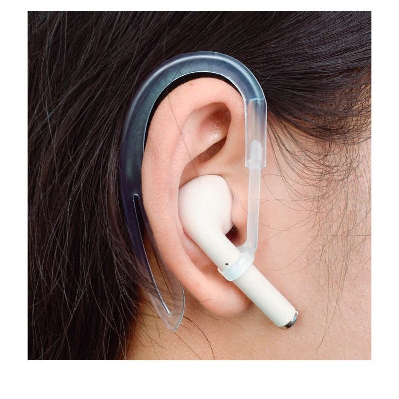 Bluetooth наушники силиконовые заушники для airpods 1/2 earpods зажим петли гарнитура ушной