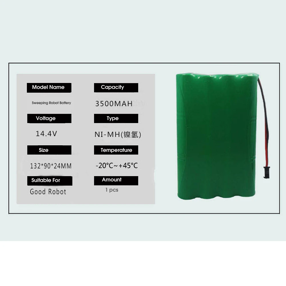 Sorvess 14 4 V ni mh аккумуляторная батарея 3500mAh пылесос для хорошего робота 740 750 706a