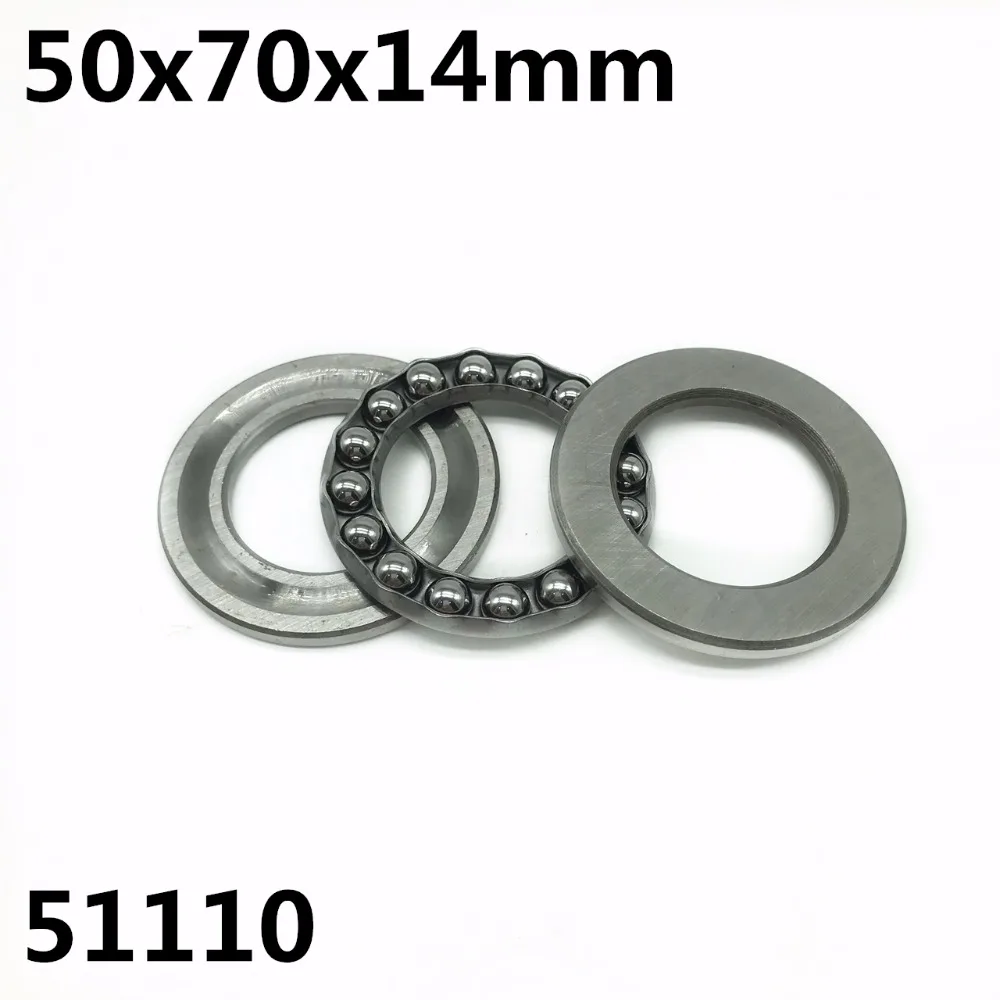 2 шт 51110 50x70x14 мм Осевой Упорный Шарикоподшипник 8110 высокое качество|bearing bearing|bearing