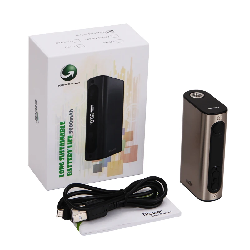 Новый цветной испаритель Eleaf iPower iStick Power TC 80 W бокс мод батарея вейп электронная
