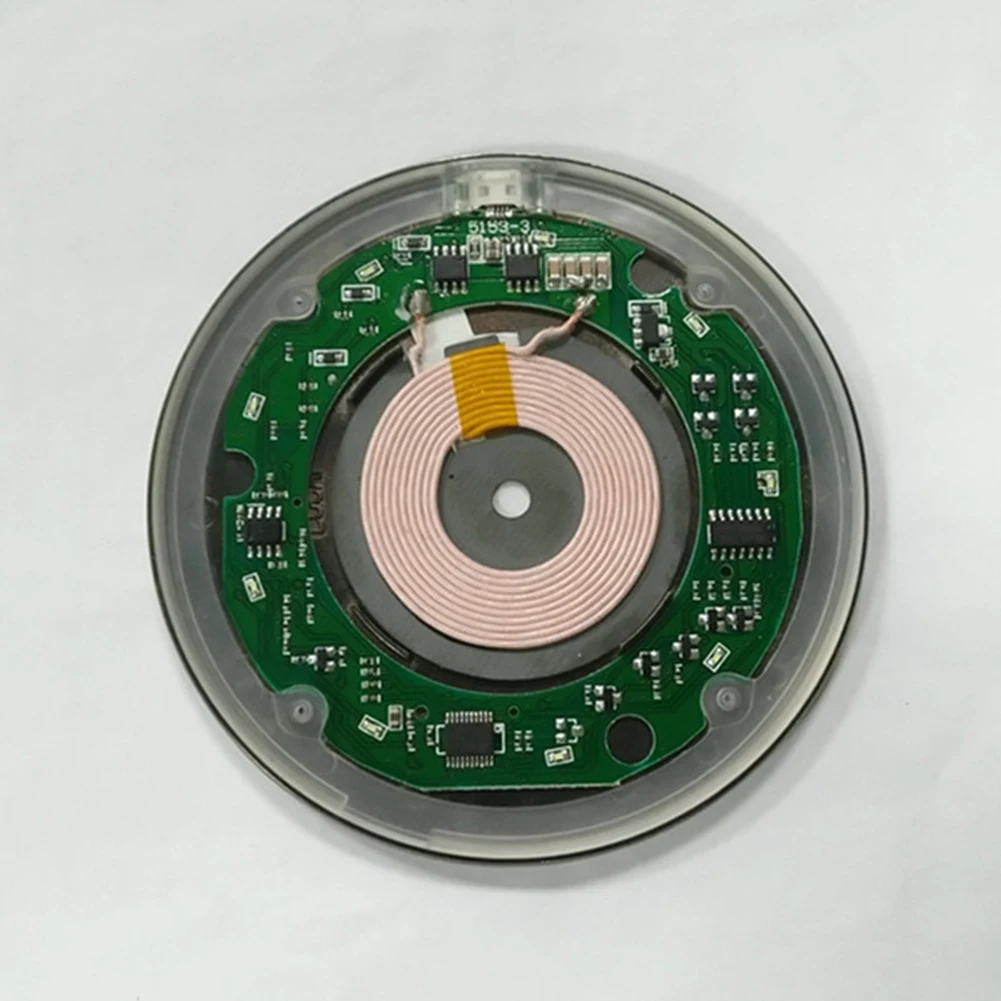 10W Charging DIY Over-temperature Wireless Charger Module Circuit Board+Coil Mobile Phone Ultra-thin Fast PCBA Qi Standard | Мобильные