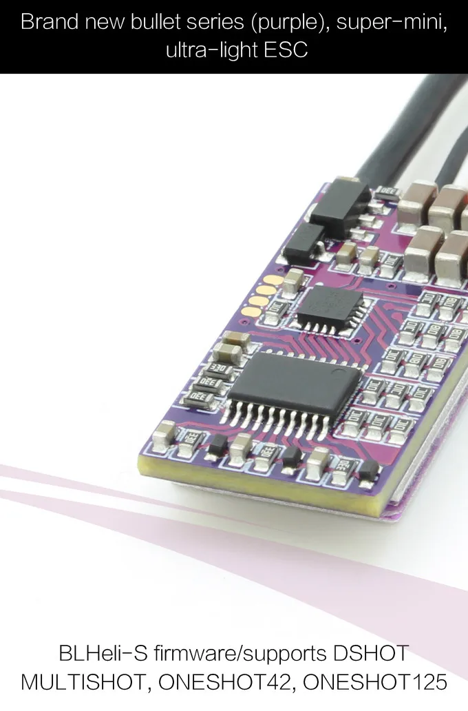 EMAX Оригинальный Новый BLHeli программа S DSHOT пуля FPV ESC 6A 12A 15A 20A 30A 35A s Скорость