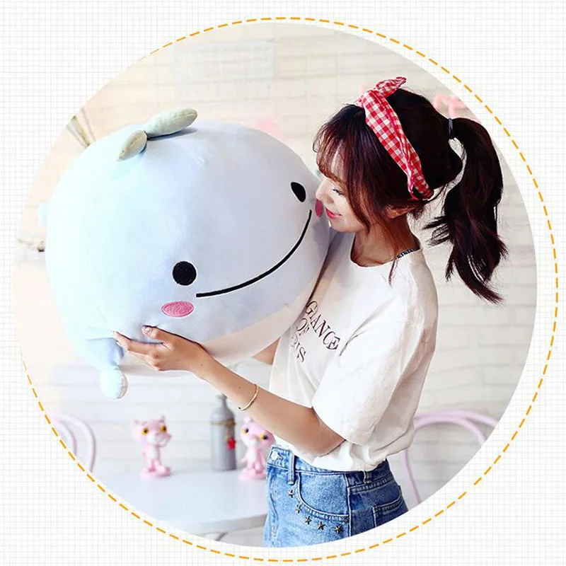 Вниз хлопок игрушечный кит плюшевые игрушки мягкие Животные морские Детская