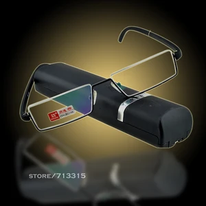 = Clara Vida = против усталости и ультрафиолетового покрытием сверхтонкой пленкой светильник Портативный очки для чтения с ручкой чехол + 1 + 1,5 + 2 + 2,5 + 3 + 3,5 + 4