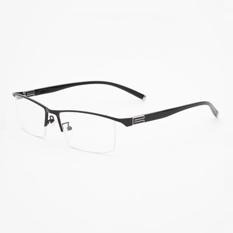 

Width-143 Myopia glasses frame men simple business steel plate half-rim eyeglasses frames white-collar new male frame eyewear