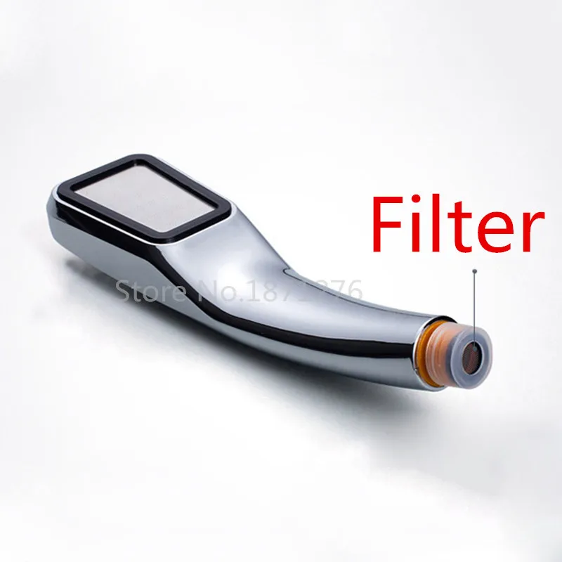 Экономичная душевая лейка с 300 отверстиями хромированная ручная высокого