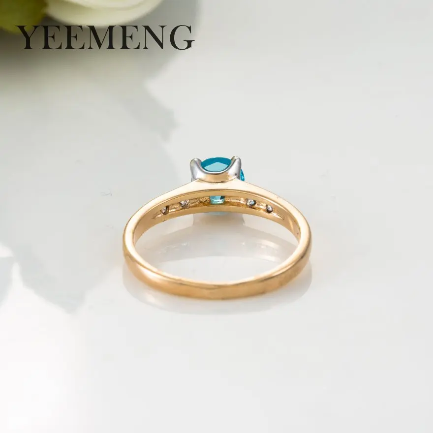 YEEMENG, модное дизайнерское кольцо, квадратные циркониевые кольца для женщин, ювелирные изделия, свадебный подарок на помолвку, Роскошные инкрустированные каменные кольца