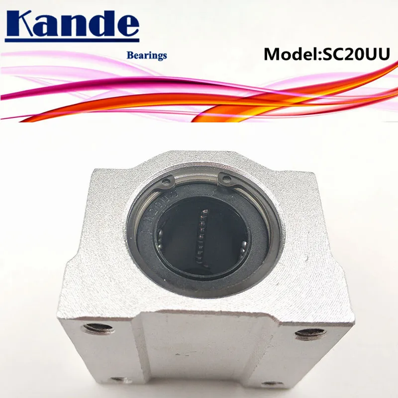 Подшипники Kande 2 шт. SC20UU SC20 UU линейного движения шариковых подшипников втулка