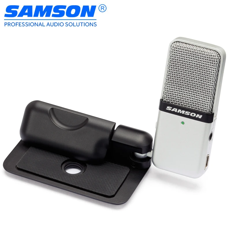 Samson Go Mic Портативный USB конденсаторный микрофон подключи и играй совместимый с Mac