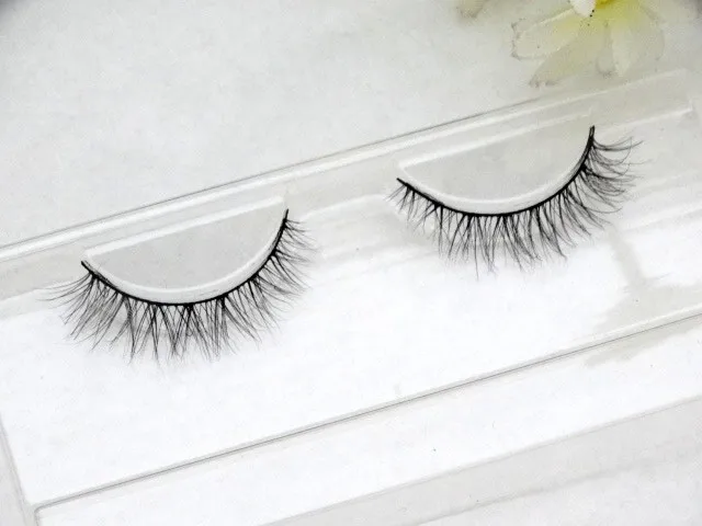 3D Stereo short false eyelashes mink Lashes Hand Made Natural become warped extension Naked makeup fake | Красота и здоровье