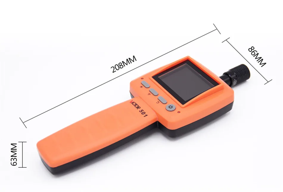 Портативный USB эндоскоп 10 мм Зонд 2 светодиодные 4xzoom Inspection видео Cam 54 градусов угол