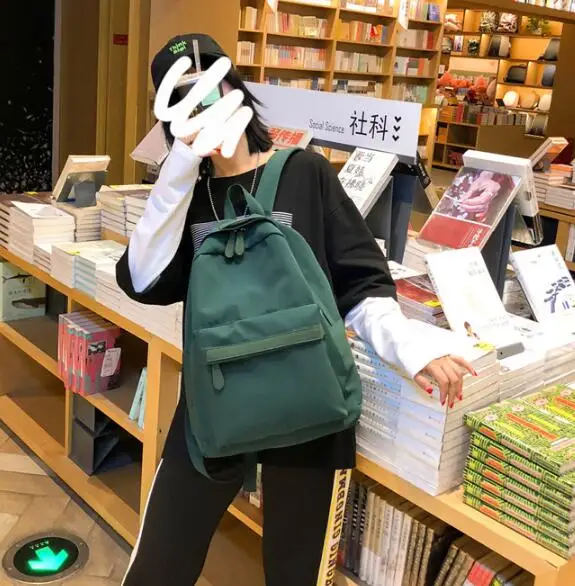 2022 Women Canvas Backpacks Ladies Shoulder School Bag Backpack Rucksack for Girls Travel Fashion Bag Bolsas Mochilas Sac A Dos