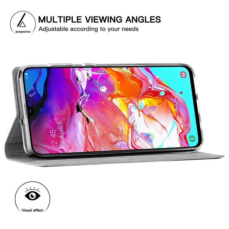 Откидной Чехол для samsung Galaxy A50 A70, кошелек с отделением для карт, магнитная подставка, чехол-книжка для samsung Galaxy A20E A40