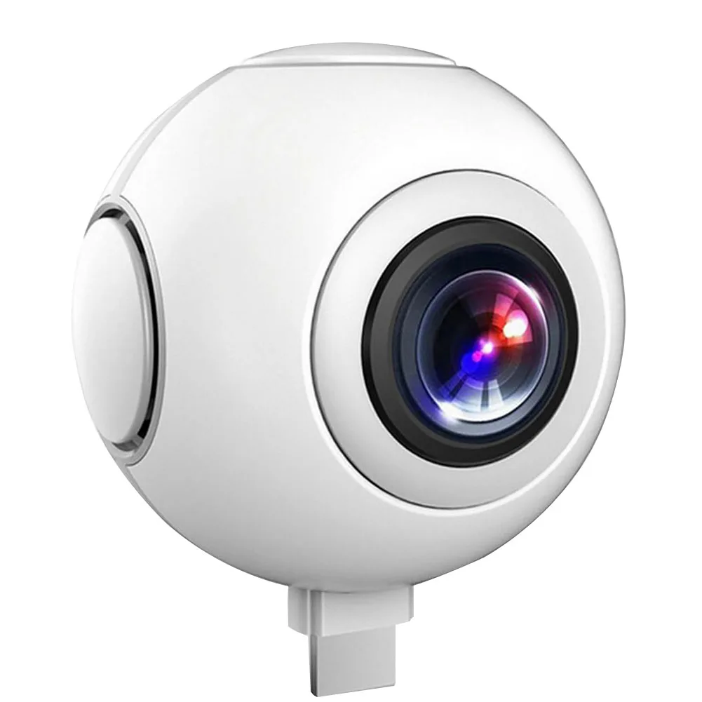 720 градусов Android камера телефон Аксессуары панорамный Спорт двойной рыбий глаз