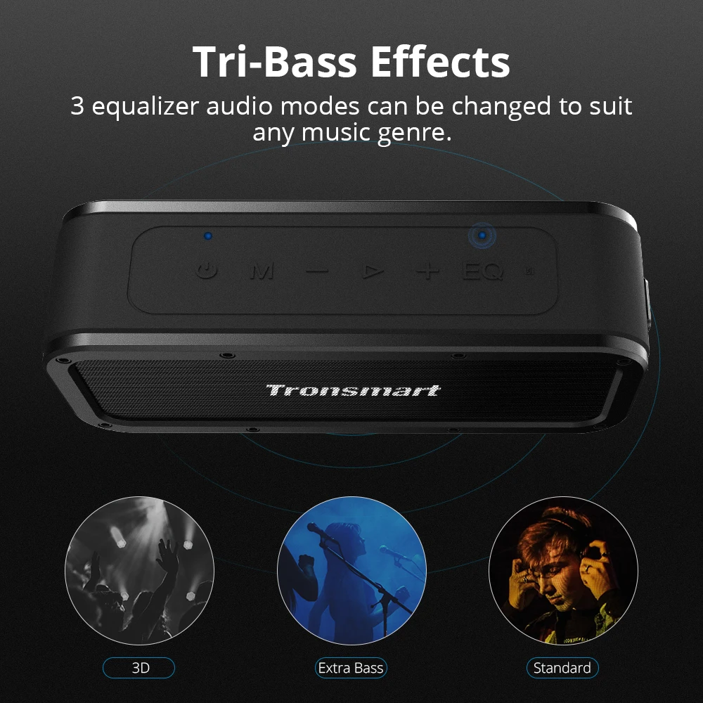 Tronsmart Element Force bluetooth динамик IPX7 водонепроницаемы переносной 40 Вт Компьютерные