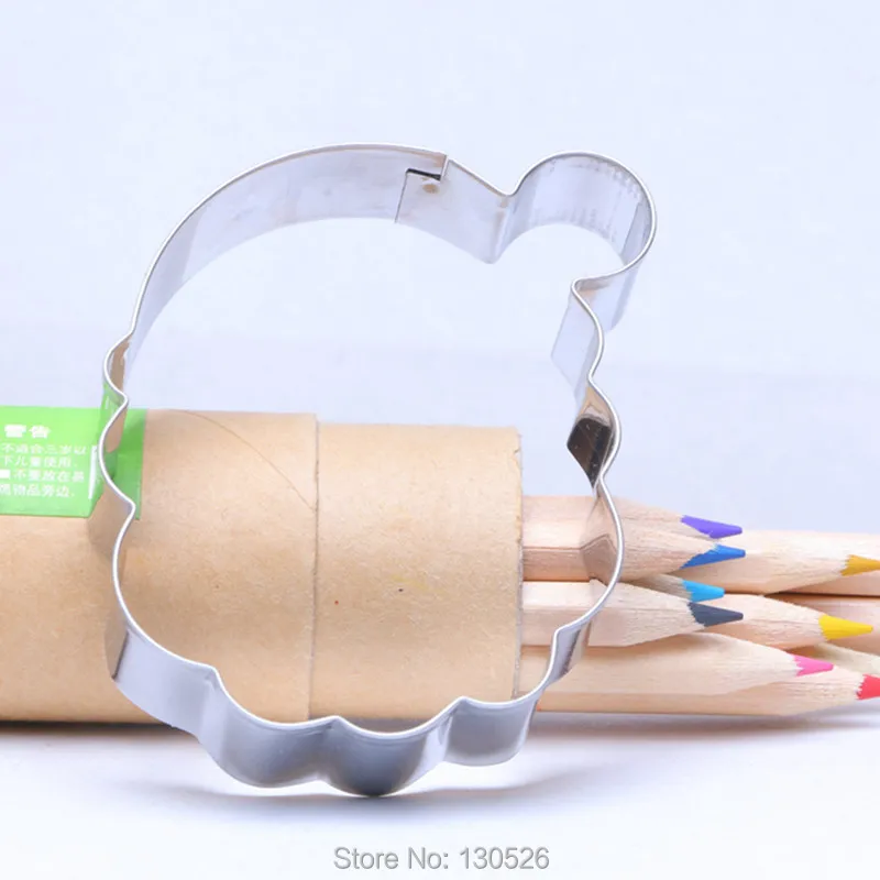 1 шт. новое рождественское Санта Форма торт Нержавеющая сталь трафареты для