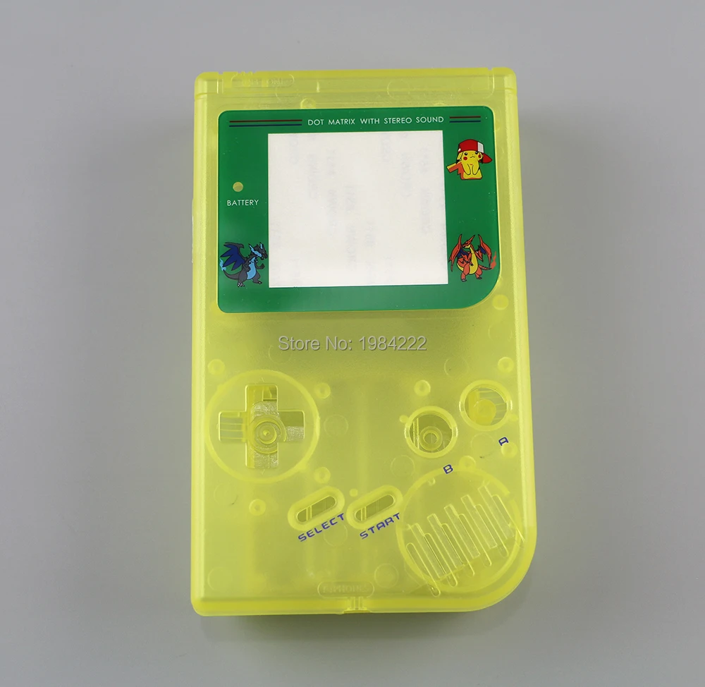 OCGAME Полный Корпус в сборе Корпус чехол Замена для приставка Gameboy GB игровая консоль для GBO DMG GBP с кнопками светящийся свет