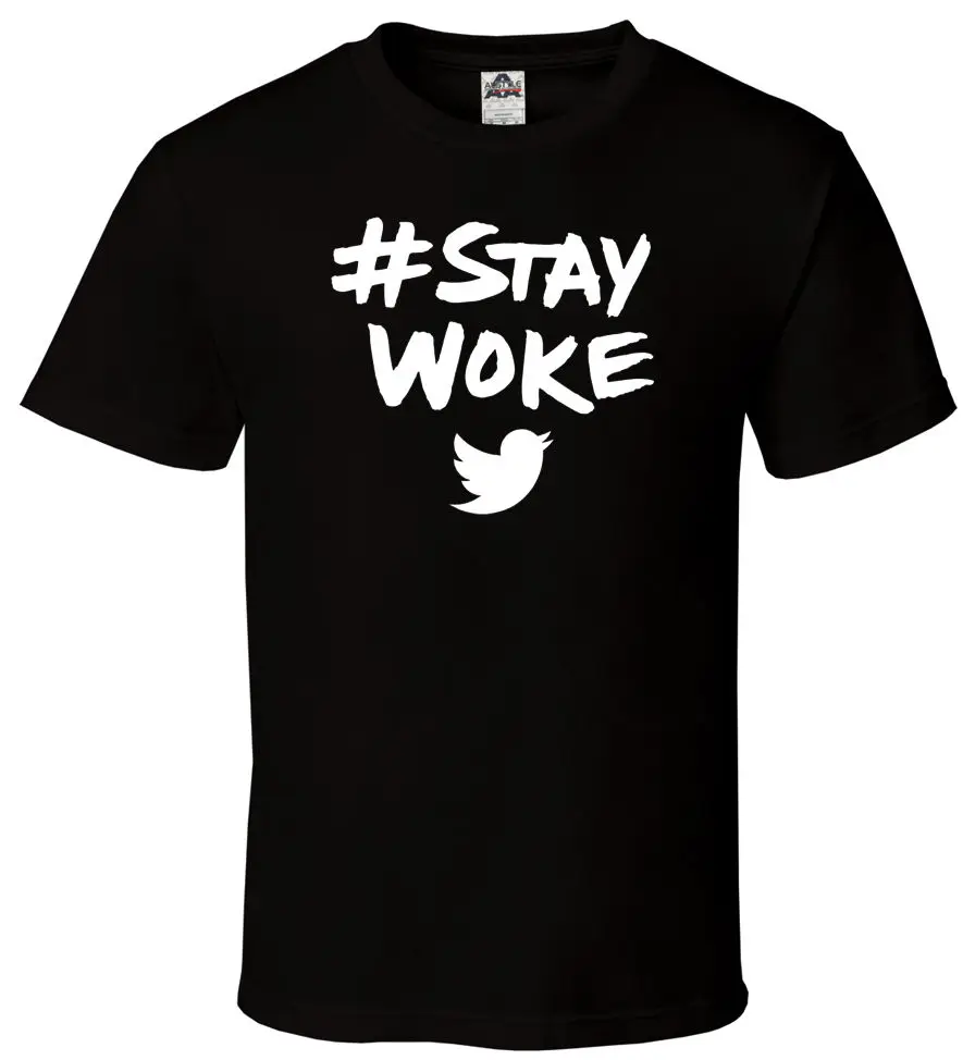 Stay Woke Черная футболка Lives Matter Protest # StayWoke DeRay все размеры S 2XL новая Мужская