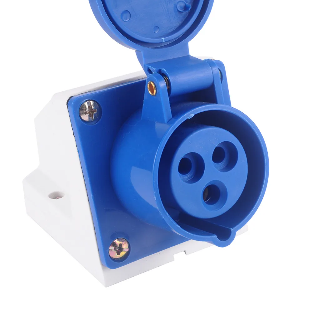 16 AMP 16A поверхностного монтажа разъем 240V 3 Pin воды погодостойкие электрические