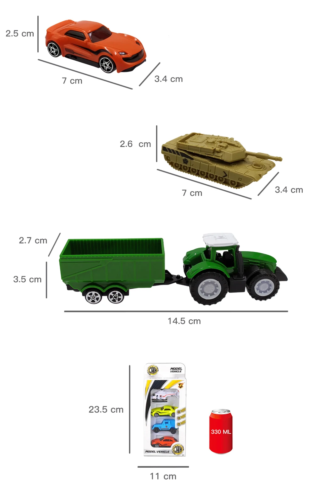 Urtoypia литой автомобиль игрушки 1: 64 модель строительной машины пожарная машина скорой помощи самолет трактор спортивный автомобиль игрушка для мальчиков