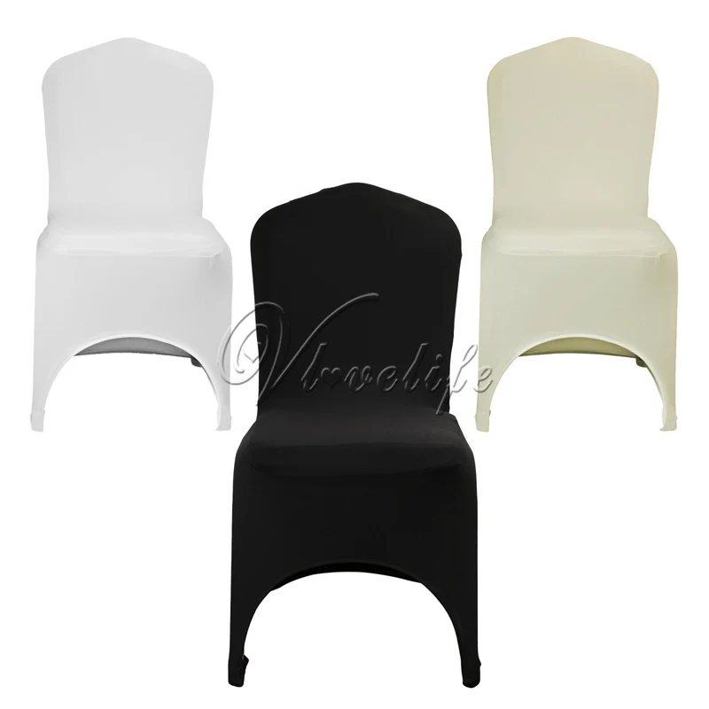 100 шт./лот эластичные универсальные чехлы для стульев из спандекса/чехлы лайкры