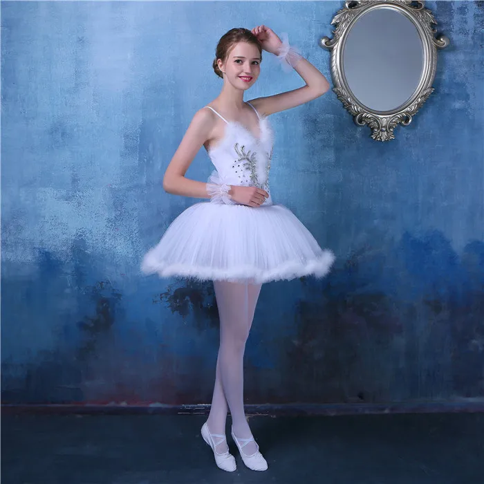 Женское балетное платье пачка профессиональное в виде лебедя и озера|tutu ballet