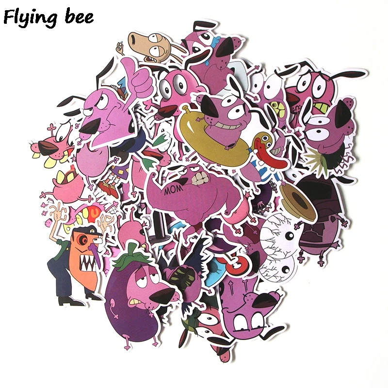 Flyingbee 38 шт. креативная тема мультфильм ПВХ наклейки Скрапбукинг для телефона