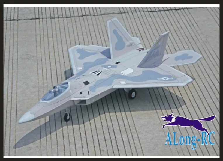 Окончательного Би 690mm размах крыльев 64 Jet F22 F 22 Raptor Истребитель приводимого в