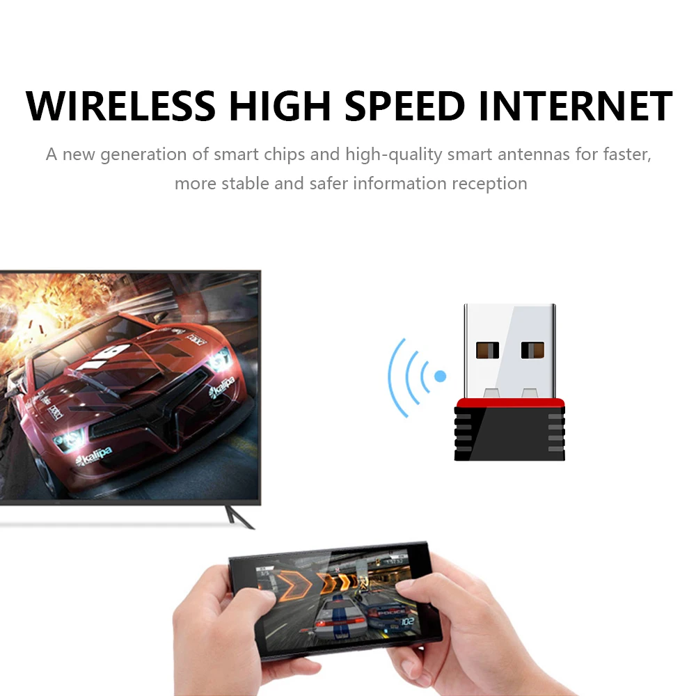 Мини беспроводной USB Wifi адаптер 802.11n/g/b сетевая карта 150 Мбит/с донгл приемник для