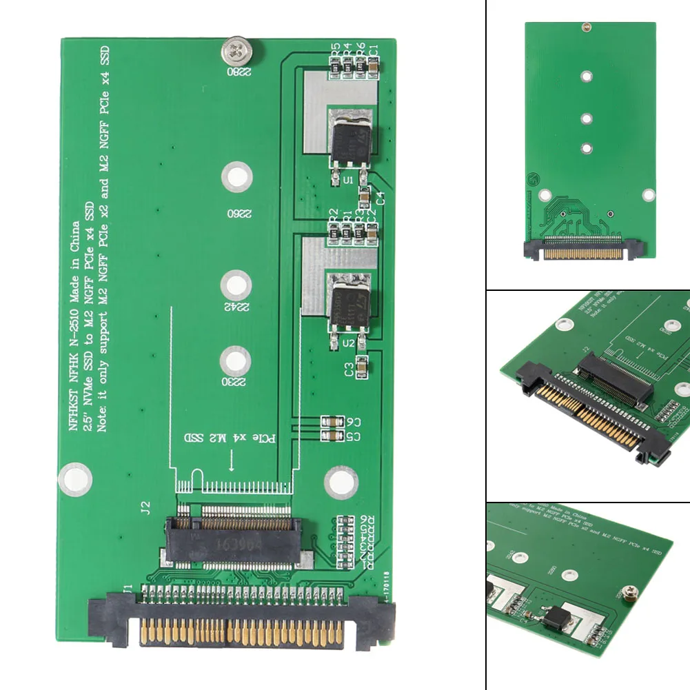 U.2/SFF 8639 NVME PCI E SSD в M.2 NGFF M ключ конвертер адаптер модуль карты HSJ 19| |