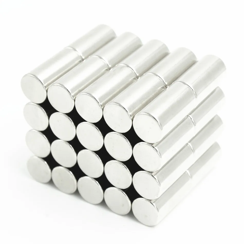 50 шт. неодимовые N35 Dia10mm X 20mm сильные магниты маленький диск NdFeB редкоземельный для