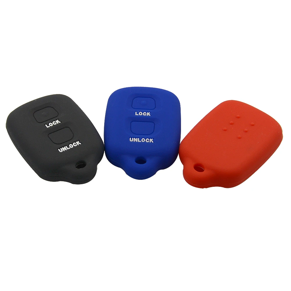 OkeyTech 2 кнопочный силиконовый чехол для автомобильного ключа Защищенный брелок